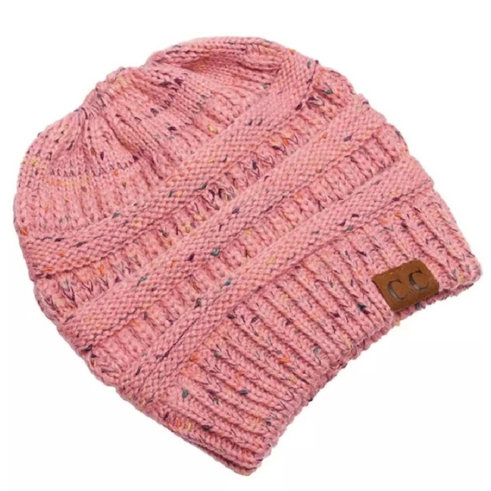 Messy Bun Ponytail Beanie